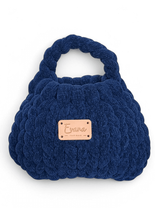 Lazula - petite bourse avec anse - logo en cuir